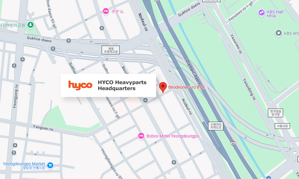 HYCO headquarters maps